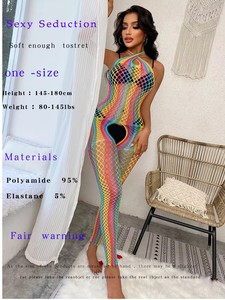 Camisón de malla floral ajustado para mujer - Lencería sexy sin mangas para el hogar y body de boudoir - Product Image 2