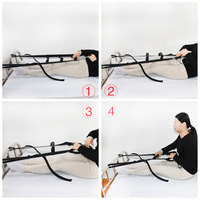 Sangle d'assistance d'échelle de lit en Polyester personnalisée pour les personnes âgées polarisées, corde d'assise avec ceinture de poignée, dispositif auxiliaire de montée