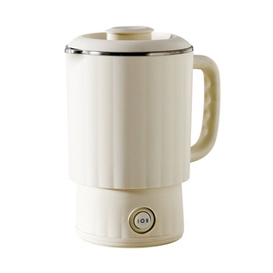 Nouvelle arrivée, mini bouilloire sans fil en acier inoxydable, 0,8 L, utilisation hôtelière, design pliable pour les voyages, arrêt automatique, usage domestique - Product Image 5