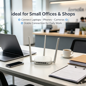 ซินซูฮัง ใช้เราเตอร์ <span class=keywords><strong>Tenda</strong></span> N318 300Mbps 2.4GHz <span class=keywords><strong>WiFi</strong></span>, เสาอากาศ 3 ต้น, รีพีทเตอร์ WISP, ทะลุกำแพงได้ เหมาะสำหรับอพาร์ทเม้นท์ - Product Image 5