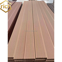 Planches de terrasse extérieures en WPC à grain de bambou 3D, modernes, antidérapantes, imperméables, pour jardins, piscines et parcs, vente en gros OEM/ODM, système de clic