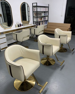 Fauteuil de Barbier en Cuir PU Fait Main 2026 avec Pompe Hydraulique à Hauteur Réglable, Base Ronde/Carrée, Garantie 5 Ans - Product Image 5