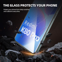 Protector de Pantalla de Vidrio Templado Transparente de Lujo 9H 2.5D Antirrayaduras para Teléfono Móvil Xiaomi Redmi K80 K90 Pro MAX, Venta al por Mayor