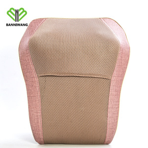 BANNIWANG Massage Cushion Back Neck Waist Heat Therapy Timing Plug-In Massage Pillow Home Use - Product Image 1