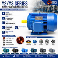 Moteurs triphasés AC série Y2/Y3 1400 tr/min 220V/380V