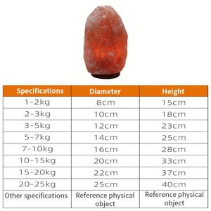Lámpara de Sal Rosa del Himalaya, Cristal Natural, Lámpara de Noche, Luz de Escritorio para Negocios, Venta al Por Mayor - Product Image 3