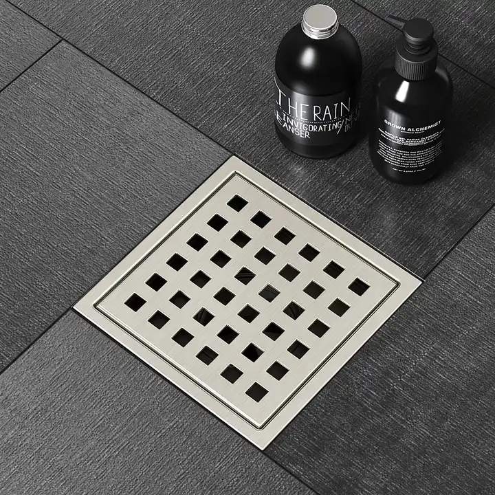 Floor Drain With Removable Cover, Stainless Steel Shower Drain