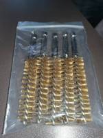 Brosse métallique à tige hexagonale de qualité industrielle, brosse de perceuse électrique pour le polissage, le meulage et l'ébavurage des trous intérieurs