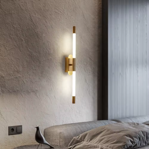 Gran oferta, aplique de pared LED de tira larga giratorio acrílico de aluminio moderno con función regulable para uso en interiores - Product Image 1