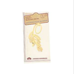 Penanda Buku Logam Berlapis Emas yang Indah untuk Halaman Buku Daun Ginkgo Zaitun Bunga Matahari Kupu-kupu - Product Image 4