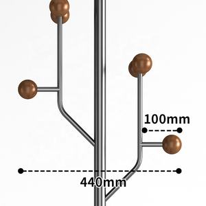 <span class=keywords><strong>Cintre</strong></span> debout minimaliste Offre Spéciale poteau <span class=keywords><strong>en</strong></span> acier inoxydable <span class=keywords><strong>pied</strong></span> <span class=keywords><strong>en</strong></span> marbre crochets <span class=keywords><strong>en</strong></span> <span class=keywords><strong>bois</strong></span> - Product Image 5
