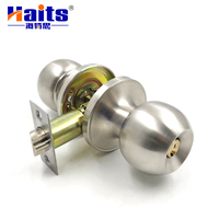 Fournitures de quincaillerie pour meubles, poignée moderne en forme de boule avec serrure, usine de vente en gros en Chine