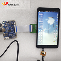 Panel LCD Sentuh IPS 5 Inci dengan Layar Kapasitif untuk Antarmuka USB Orange Pi/Raspberry Pi 3
