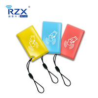 Porte-clés NFC personnalisé étanche imprimé 13.56MHz porte-clés RFID carte époxy