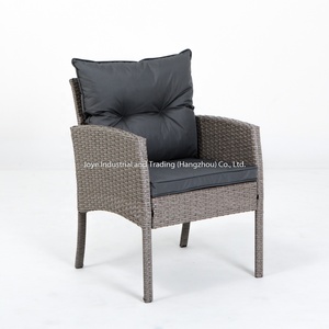 Leisure Furniture Garden Set Outdoor <b>Dining</b> Set Steel <b>Rattan</b> Rectangular <b>Table</b> With Ottoman - Product Image 3