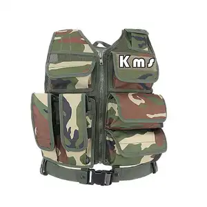 KMS Custom Factory Wholesale Waterproof Mesh Tactical Vest Outdoor Molle Tactical Vest security vest