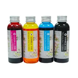 Tinta comestible, impresión digital, tinta para pastel, 100%, impresión de tinta segura para alimentos