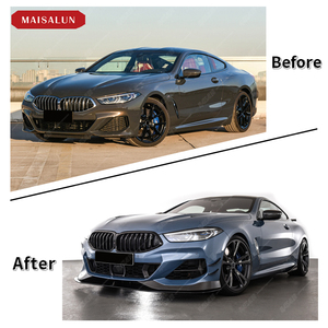 Kit carrozzeria in fibra di carbonio stile AC per <span class=keywords><strong>BMW</strong></span> serie 8 G14 <span class=keywords><strong>G15</strong></span> G16 2019-ON diffusore anteriore con labbro posteriore Kit carrozzeria laterale - Product Image 3