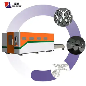 2024 nuova macchina da taglio Laser in fibra A3 3015 at6 /1500w struttura in acciaio CNC per materiale metallico supporta PLTP