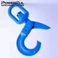G80 alloy steel swivel selflock safety chain hook