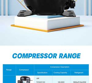 Compresor <span class=keywords><strong>de</strong></span> <span class=keywords><strong>Aire</strong></span> Acondicionado y Refrigerador Portátil, Manual, Metálico, para Uso Doméstico, Baja Presión, R134a, Materiales <span class=keywords><strong>de</strong></span> Alta Calidad - Product Image 5