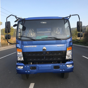 Camion benne mini-pompier Sinotruk Homan 4x2 8 tonnes, 6 roues, diesel, pour carrière et construction - Product Image 3