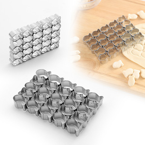 Lot de 25 emporte-pièces en acier inoxydable en forme de poisson rouge, moule de cuisson pour biscuits et gâteaux, outil de cuisine domestique - Product Image 3