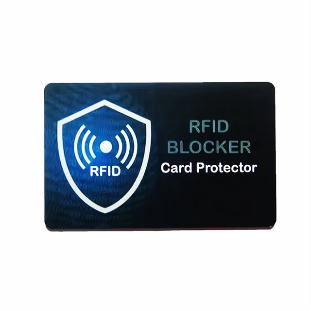 Custom Size NFC Protection Debit Card Data Anti Theft Rfid Blocking Card