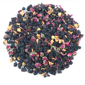 Thé aux fruits et fleurs en vrac à faible MOQ, saveur myrtille, double <span class=keywords><strong>rose</strong></span> rouge, pour mélange <span class=keywords><strong>de</strong></span> thés aux fruits - Product Image 2