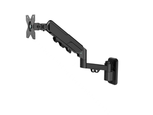 Support mural pour <span class=keywords><strong>écran</strong></span> unique de 11 pouces, bras réglable à ressort à gaz, en alliage d'acier noir - Product Image 3