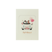 Vente en gros d'artisanat romantique Pop-up 3D cartes de vœux en papier pour amour confession anniversaire de mariage cadeau de saint valentin