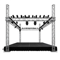 TFR Truss en aluminium à connecteurs rapide FT34 290*290mm 50*2 50*3, support de truss d'éclairage, truss de toit en aluminium pour sonorisation et éclairage, produit phare