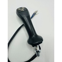 Manette de commande hydraulique électrique à quatre boutons pour grue sur chenilles, avec pince à bois adaptée pour excavatrice