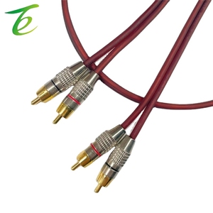 2RCA на 2RCA с экранированным усилителем мощности wd TV 2-24 lotus кабель 2-2AV аудио кабель - Product Image 5