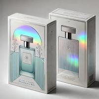 Boîte d'emballage de parfum de luxe personnalisable avec impression de logo, flacon de parfum de 50 ml et 100 ml