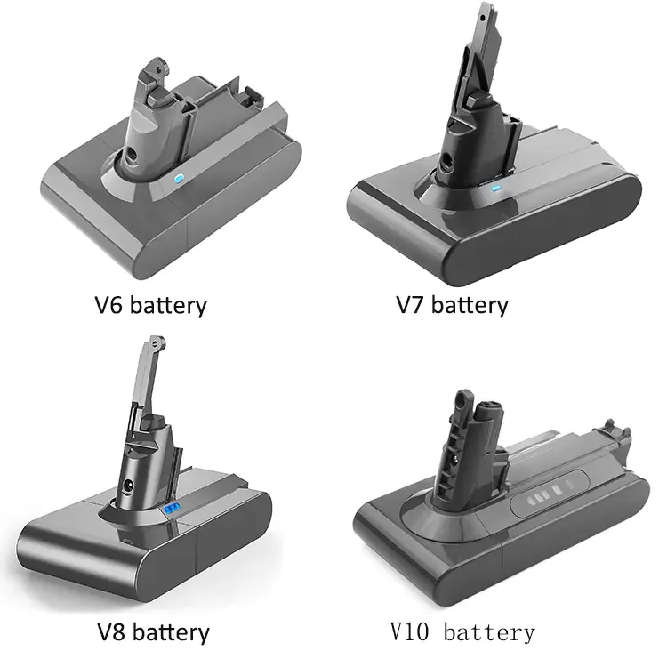 Hoge Capaciteit Stofzuiger Oplaadbare Batterij Voor Dysons 21.6V 25.2V V6 V7 V8 V10 V11 Vervangende Batterij