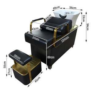 Fauteuil <span class=keywords><strong>de</strong></span> lavage pour <span class=keywords><strong>coiffeur</strong></span> avec bac en céramique, mobilier <span class=keywords><strong>de</strong></span> salon <span class=keywords><strong>de</strong></span> coiffure - Product Image 6