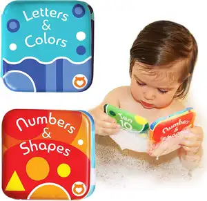 전문 제조 저렴한 아기 목욕 책 어린이를위한 무독성 패브릭 부드러운 아기 천 목욕 책