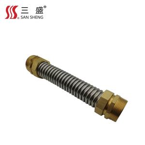 צינור מחבר גלי נירוסטה גלי נירוסטה גמיש צינור מתכת 9001 ISO מוסמך 1/2 '4' חוט + פלדה - Product Image 4