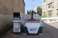 Máquina Fresadora CNC para Madera, Línea de Producción Automática, Mesa de Vacío, Cambio Automático de Herramienta