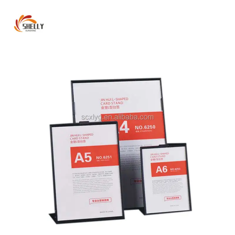 Bảng Giá Acrylic Quảng Cáo Loại A4/A5/A6 L Tùy Chỉnh Bảng Hiệu Thực Đơn Và Bảng Giá Để Bàn Cho Nhà Hàng