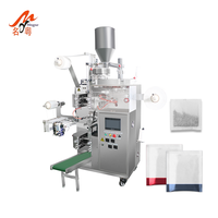 automatische verpackungsmaschine für inneren und äußeren umschlag von teebeuteln kaffee tee blätter filter mit faden und etikett