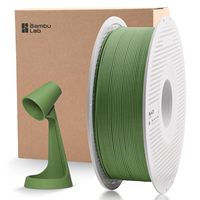 Grosir Bambu PLA-CF Carbon Black 14100 1.75mm 1.4kg Gulungan Dapat Digunakan Kembali Permukaan Mengkilap Seperti Krom PLA Diperkuat untuk Pencetakan 3D
