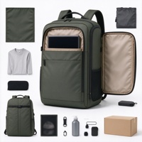 Sac à dos de voyage avec compartiment vertical séparé pour chaussures, pochette pour tablette et poches latérales en filet pour la salle de sport, le travail et les voyages de week-end