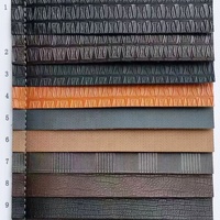 Rouleaux de cuir végétalien à base biologique durable Échantillon gratuit du dernier tissu d'ameublement en PU Matériaux supérieurs de chaussure tricotés extensibles pour sac