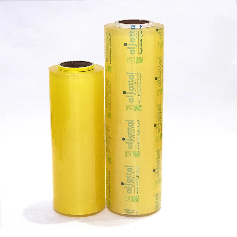 Household disposable large roll PVC plastic wrap beauty salon commercial supermarket fruit refrigerated food grade