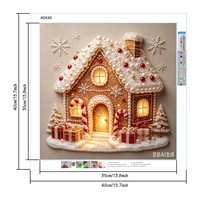 Kit de Peinture Diamant 5D Personnalisé Noël DIY, Kit de Peinture Perles DIY, Produits pour Adultes, Art Mural Salon, Marque Propre