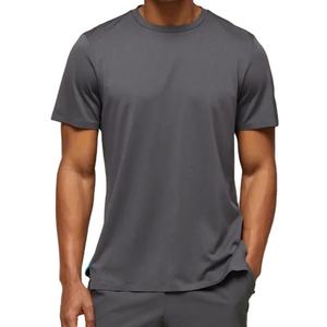 เสื้อยืดผู้ชายสั่งทำจากซัพพลายเออร์ เสื้อยืดคอกลมเนื้อหนา คุณภาพสูง สไตล์สตรีทแวร์ ล้างสีแบบแอซิด ทำสีซีดแบบดิสเทรส สำหรับผู้ชาย - Product Image 1