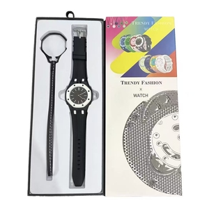Reloj de Cuarzo de Bolsillo para Pareja, Marca Compartida Dunhuang de AliExpress 2026, Correa de Cuero, Esfera de 43mm, Sin Número - Product Image 4