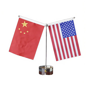 Custom Printed Polyester Hand Wave <strong>Flags</strong> With Your Design Factory Direct - Product Image 1